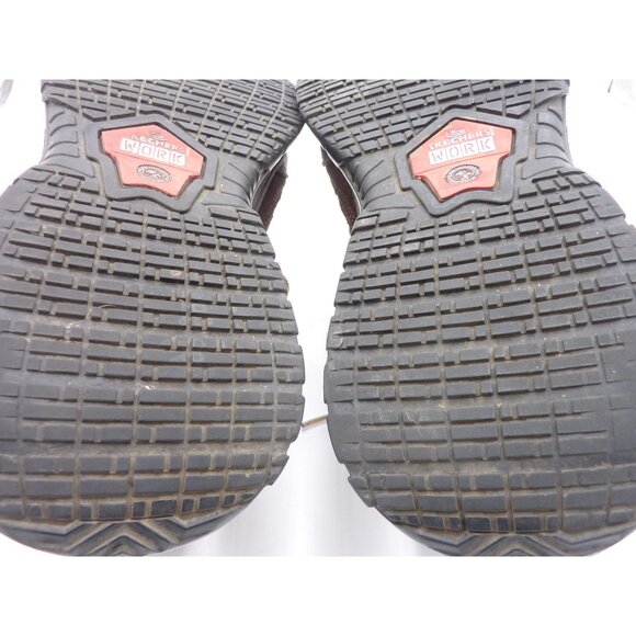 Skechers Mens Relaxed Fit Memory Foam Comp Toe Work Shoes Size 9.5 Brown 77027 - Picture 9 of 10